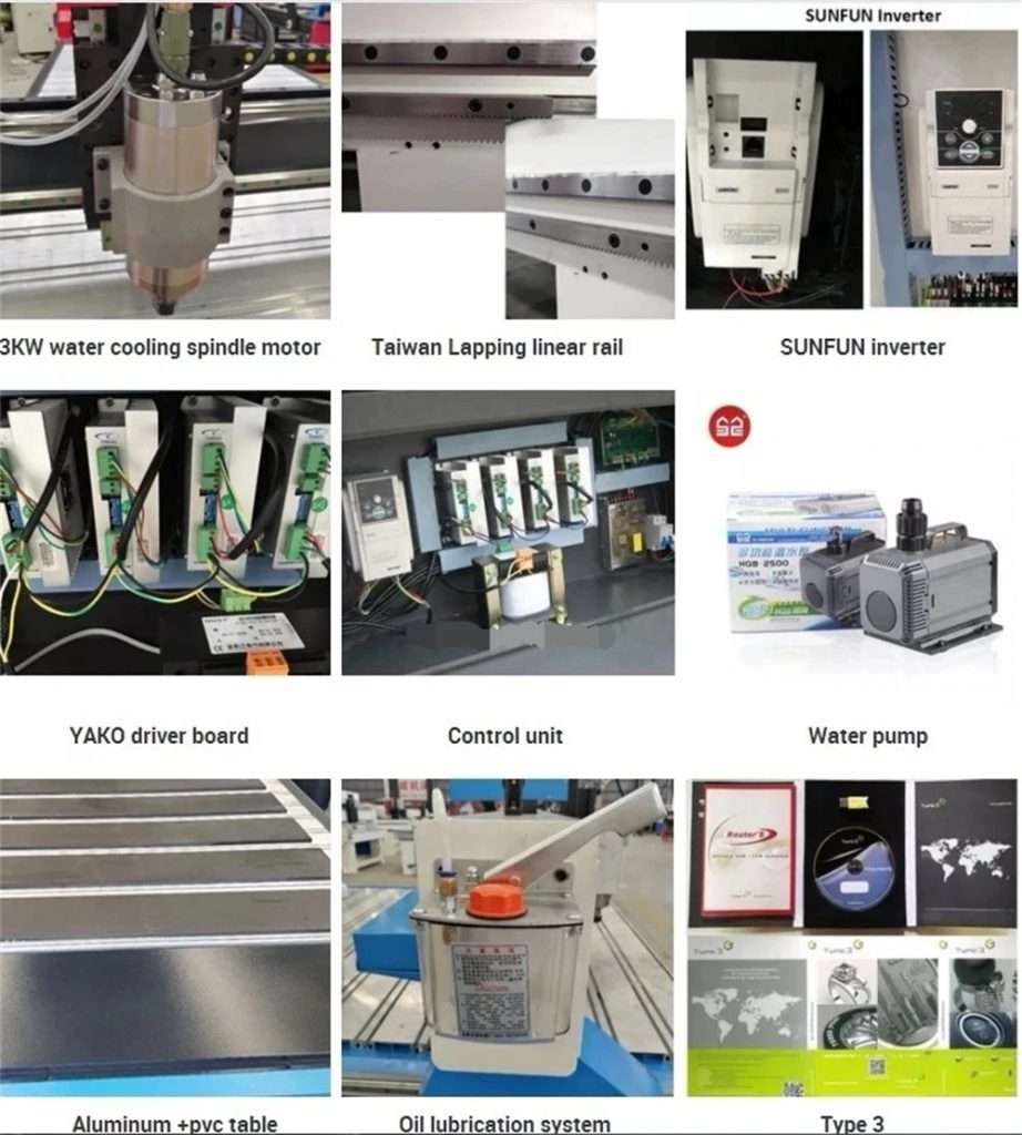 4'×8' Meja Router CNC Dijual, Mesin Router untuk Akrilik dan Aluminium cnc router untuk dijual